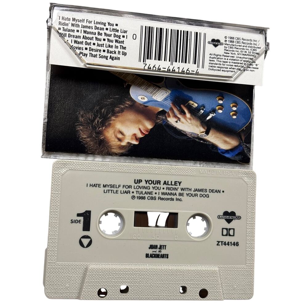 Joan Jett and the Blackhearts cassette Bundle Up your Alley + Pure and Simple - Picture 5 of 5